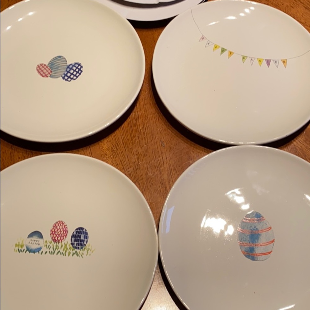 New Rae Dunn set of 4 Easter dessert plates